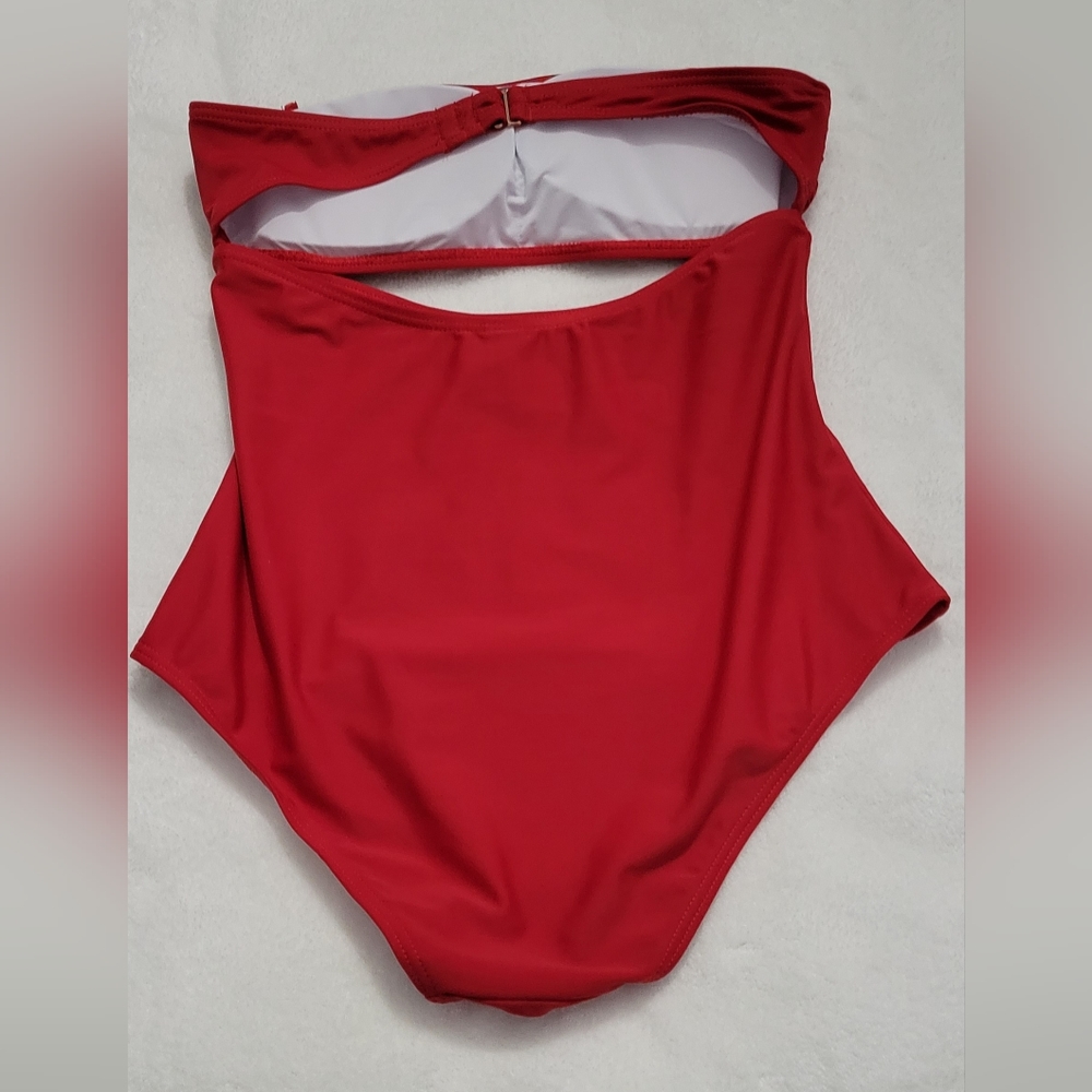 Zeraca Bandeau One Piece Bikini NWT - Picture 5 of 15